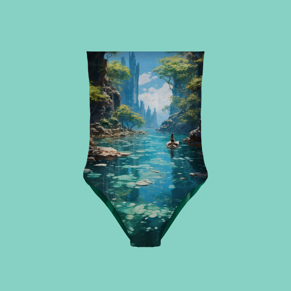 Maillot de Bain 1 pièce Jade / Riviera