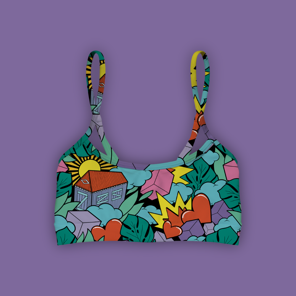 Brassière Bretelles Droites Été Sans Fin