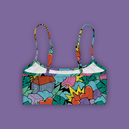 Brassière Bretelles Droites Été Sans Fin