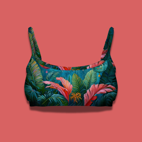 Brassière Bretelles Droites Flamant Chic