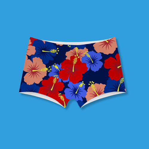 Boxer Homme Hibiscus