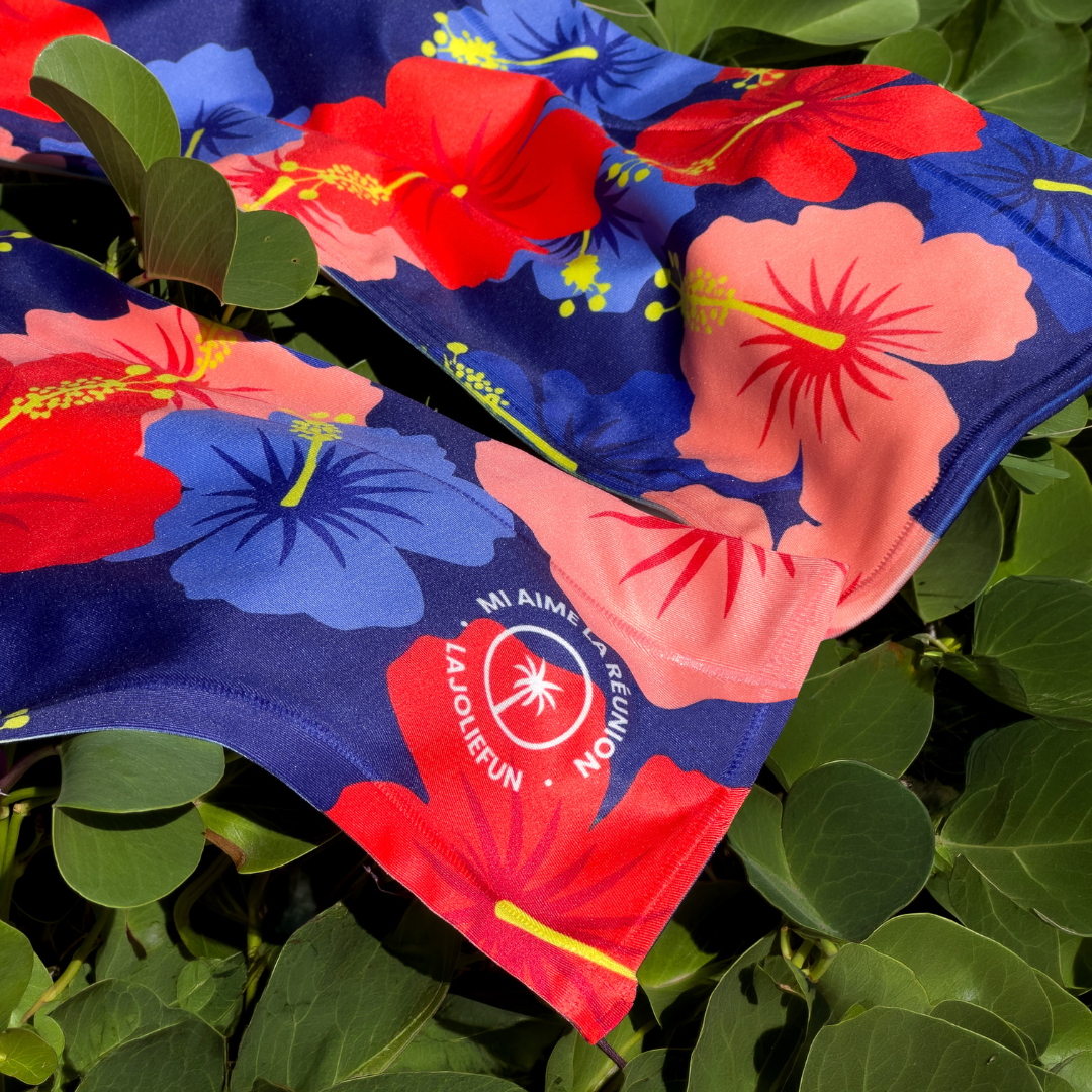 Monokini / culotte Hibiscus
